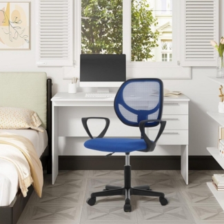 Klihome Schreibtischstuhl (1 St), Kinderdrehstuhl ergonomisch, höhenverstellbar, aus Netzstoff