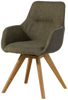 Drehstuhl Wildeiche 56x60x87 grün TACOMA #13