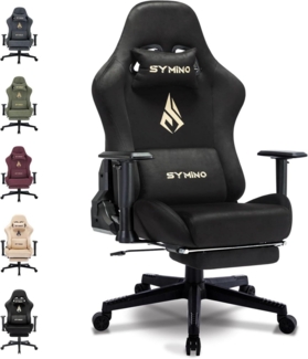 Symino Gaming Stuhl Hochwertiger Atmungsaktiver Bürostuhl Ergonomischer PC Stuhl