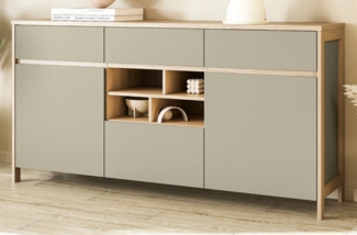 Sideboard Finnes in Salbei und Eiche 164 cm