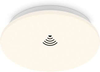 BRILONER – LED Deckenleuchte mit Bewegungsmelder, warmweißes Licht, LED Deckenlampe, LED Lampe, Lampe Wohnzimmer, Esszimmerlampe, Küchenlampe, Kinderzimmer, 270x60 mm (DxH) Weiß