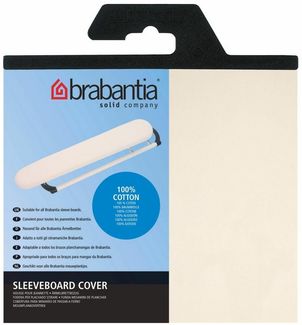 Brabantia Bügelbrettbezug Ärmelbrettbezug mit 2 mm Schaumstoff, 60x10 cm
