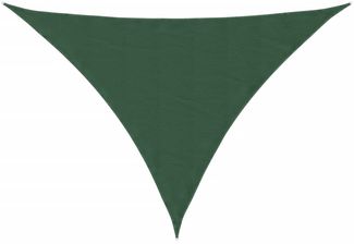vidaXL Sonnensegel Oxford-Gewebe Dreieckig 5x7x7 m Dunkelgrün 135512