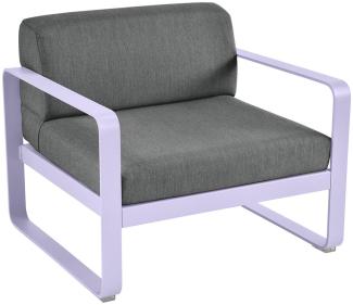 Bellevie Lounge-Sessel Outdoor D1 Marshmallow A3 Graphitgrau