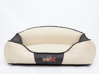 Bjird Tierbett Kunstleder Hundebett Elite, Bezug abnehmbar und waschbar, Hundesofa für kleine und grosse Hunde, Größe: L,XL,XXL
