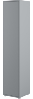 MEBLINI Schrank für Schrankbett Bed Concept - Hochschrank mit Regalen - BC-21 - Grau Matt