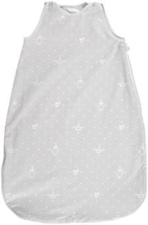 Lorelli Baby-Sommerschlafsack Summer, Länge 80 cm, Breite 42 cm, 100% Baumwolle grau