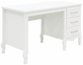 Bopita Elena Schreibtisch, 60 x 131 x 77 cm, Weiß