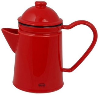 Kanne Kaffeekanne Teekanne Krug Keramikkanne Retro 0,6l Cabanaz Auswahl Farbe rot 1201450