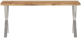 vidaXL Bank Baumkante 105 cm Massivholz Akazie 372758