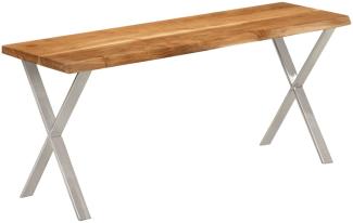 vidaXL Bank Baumkante 105 cm Massivholz Akazie 372758