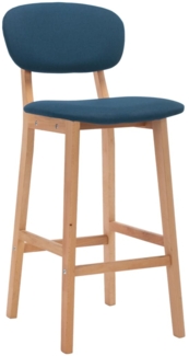 vidaXL Barhocker 2 Stk. Blau Stoff [289371]