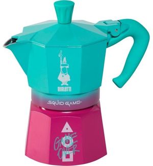 Bialetti Espressokocher Mokka Espressokanne Squid Game 3 Tassen 5391