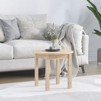 vidaXL Couchtisch Ø 45x40 cm Massivholz Kiefer 822332