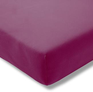 Estella Jersey Stretch Spannbetttuch Bettlaken 90 x 190 cm - 100 x 220 cm 6600 690 fuchsia