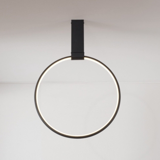 Nova Luce 9085241 GARVE LED Deckenleuchte 40cm 3000K Schwarz
