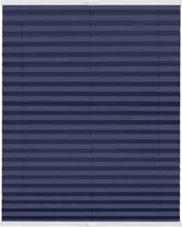 Lichtblick Sonnenschutzsysteme GmbH Thermo-Plissee Ljungby 30 cm x 100 cm (BxL) Blau Tageslicht mit Hitzeschutz; einfache Installation mit Klemmträgern; verspannt