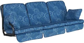 Angerer Hollywoodschaukel Auflage Comfort Santorin