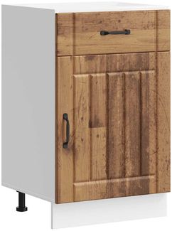 vidaXL Küchen-Unterschrank Lucca Altholz-Optik Holzwerkstoff 853725