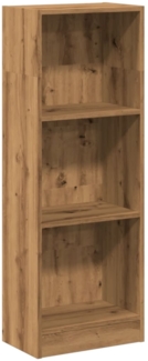 vidaXL Bücherregal Artisan-Eiche 40x24x109 cm Holzwerkstoff 857782