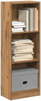 vidaXL Bücherregal Artisan-Eiche 40x24x109 cm Holzwerkstoff 857782
