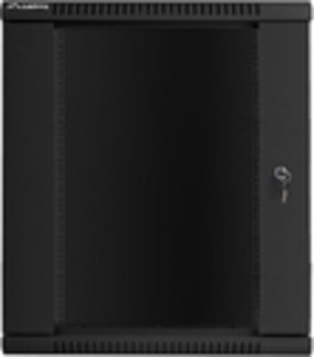 LANBERG 19 15U 600x450 WandgehÃ¤use GlastÃ¼r (FlatPack) sw