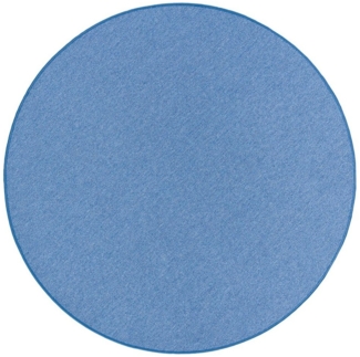 Snapstyle Veloursteppich Feinschlingen Velour Teppich Strong Rund, Rund, Höhe: 5 mm