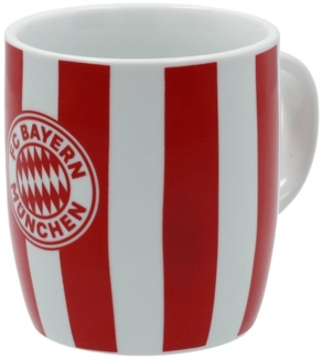 FC Bayern München Tasse FC Bayern München I Tasse Stripes, Rot I 0,3l, Keramik