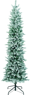 Everlands künstlicher Weihnachtsbaum Slim 210 cm grün weiß
