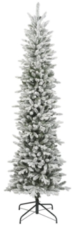 Everlands künstlicher Weihnachtsbaum Slim 210 cm grün weiß