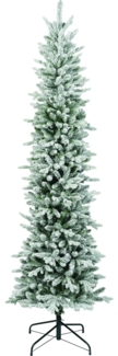 Everlands künstlicher Weihnachtsbaum Slim 210 cm grün weiß