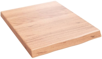 vidaXL Wandregal Hellbraun 40x50x(2-4) cm Massivholz Eiche Behandelt 363633