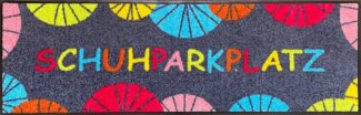 Salonloewe Fußmatte Salonloewe Schuhparkplatz UMBRELLA 30 x 100 cm, Rechteckig, Höhe: 7 mm, In- und Outdoor, waschbar bei 40° Grad und trocknergeeignet
