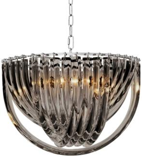 EICHHOLTZ Chandelier Murano bowl smoke