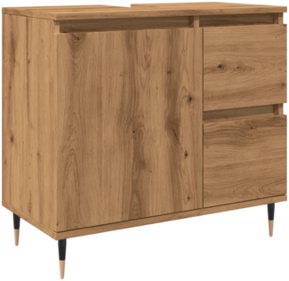 vidaXL Badschrank Artisan-Eiche 65x33x60 cm Holzwerkstoff 857224