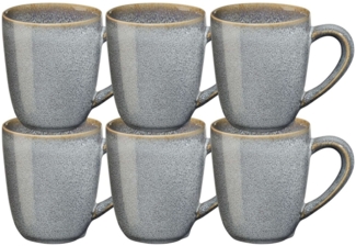 ASA SELECTION Geschirr-Set SAISONS Henkelbecher denim 0,25 l Set6, Steinzeug