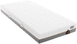 Taschenfederkernmatratze GELTEX Starline Next X7 TFK 100 x 200 cm H3 , Grau / Weiß , 100 x 22 x 200 cm