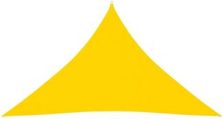vidaXL Sonnensegel Oxford-Gewebe dreieckig 3,5 x 3,5 x 4,9 m Gelb