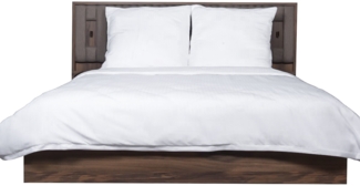 Deluxe Bettwäsche aus Mikrofaser - 140 x 200 cm mit 80 x 80 cm Kissenbezug - Weiß