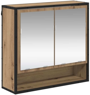 vidaXL Badezimmer-Spiegelschrank mit Tür Artisan-Eiche 65 x 20 x 60 cm 883612