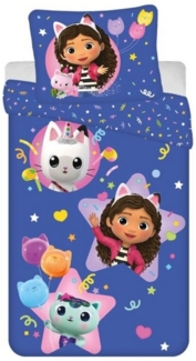Gabby’s Dollhouse Bettwäsche-Set Polyester Decke & Kissenbezug 140x200 + 65x65 cm