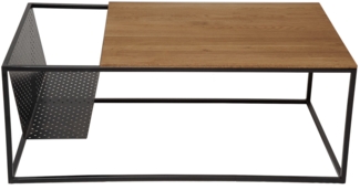 Couchtisch 110x60 cm Wildeiche Beistelltisch Ablage Dari 526407