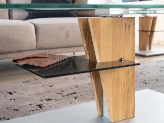 Designtisch 'Parso II' - Glastisch mit Lift