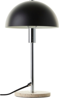 LeGer Home by Lena Gercke Tischleuchte Linnea Pilz Lampe - Travertin Steinfuß, ohne Leuchtmittel, Pilzleuchte, Tischlampe, Höhe 35,5 cm, Naturstein, Pilzlampe
