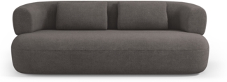 Micadoni Sofa Jenny 3-Sitzer Boucle Grau