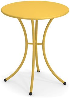 Pigalle Gartentisch Curry-Gelb Stahl