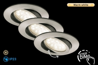 Briloner Leuchten LED Einbauleuchte ATTACH DIM