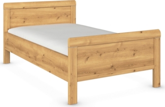 rauch Bett Bett Einzelbett Stollenbett EVELYN, in Komforthöhe aus Holzwerkstoff in elegantem Stil MADE IN GERMANY