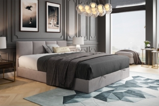 TRADA Boxspringbett ROYAL mit Bettkasten und Topper - Bett mit Bonellmatratze (Bett+Topper, Boxspringbett mit Topper), mit zwei Bettkasten und Topper