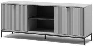 Vicco Lowboard Grau 150x60 cm mit 2 Türen, Eliza
